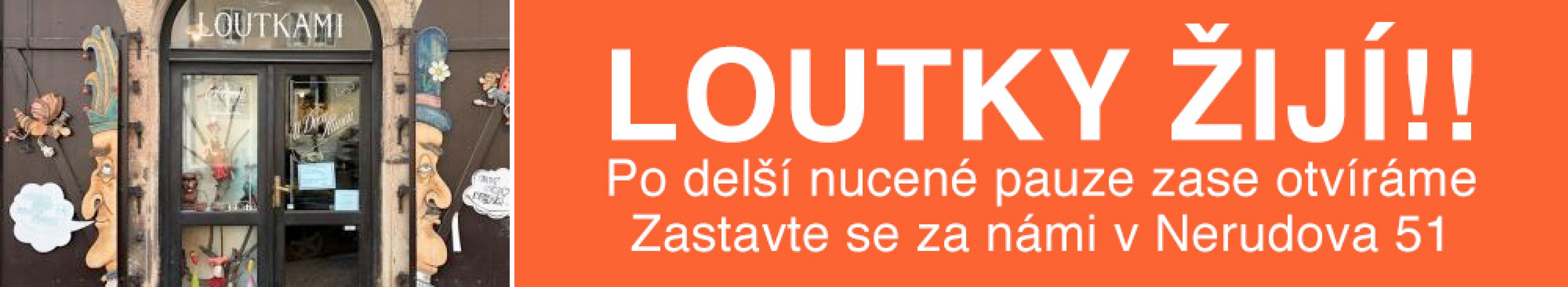Loutky prodejna otevírá