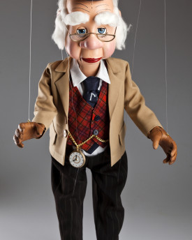 Marioneta de Mr. Bluster - Réplica del programa de TV Howdy Doody