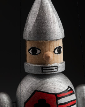 Soldat - Mini marionnette en bois