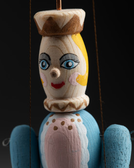 Queen - Mini marionnette en bois