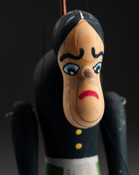 Sorcière - Mini marionnette en bois