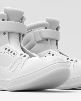Boty 'kotníkové', 3D model k tisku pro loutku