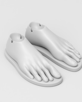 3D Model žabky (pro 3D tisk)