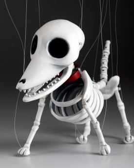 Scraps - Maßgefertigte Marionette eines gruseligen Hundes