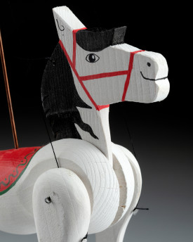 Cheval - Marionnette en bois