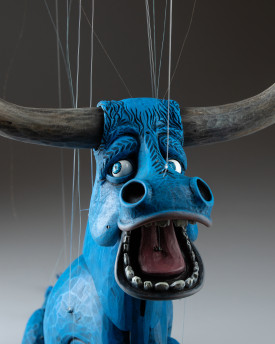 Blu Ox - Hand-carved Masterpiece Marionette