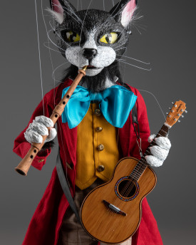 Jasper il Gatto Musicista - Marionetta personalizzata