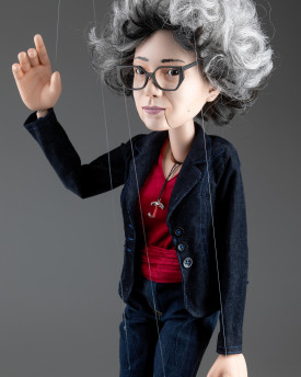 Porträt-Marionette nach Fotos - Bewegliche Augen und Mund