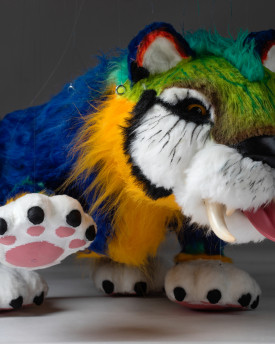 Marionetta 3D stampabile della Tigre dei Croods