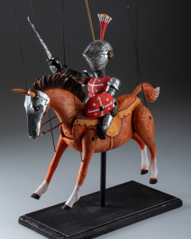Knight Rider – Marionnette en bois sculptée à la main