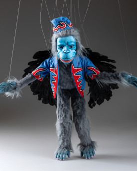Marionnette Singe Volant – Chef-d’Œuvre Fait Main à Prague