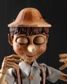 Marionnette Pinocchio détaillée – avec yeux clignotants
