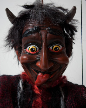 Teufel tschechische Marionette