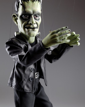 Marionetta spettrale di Frankenstein fatta a mano