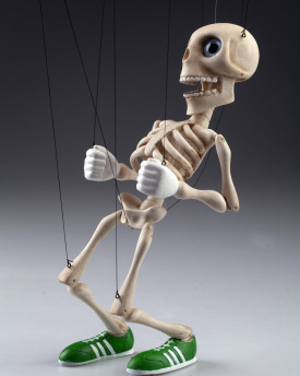 Baby Bonnie - full control dancing skeleton puppet