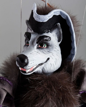 Märchenhafte Wolfspuppe