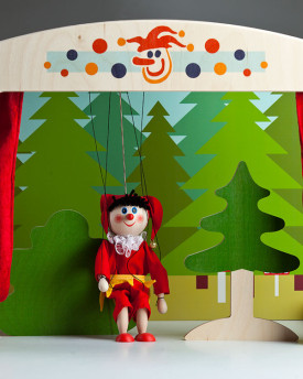 Théâtre pour marionnettes de 20 cm de haut