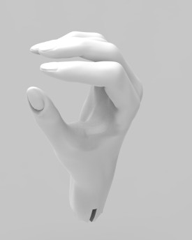 Modello 3D di mani di donna per stampa 3D