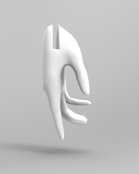 Modello 3D di mani di donna sottili per stampa 3D