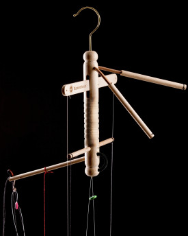 Großer Spielkreuz – Skupa Typ + Video-Tutorial "Wie man eine Marionette aufspannt"