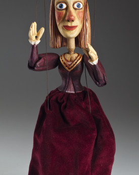 Principessa – Marionetta a fili scolpita a mano in legno