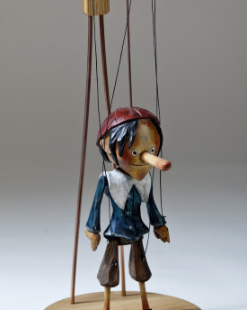 Superstar Pinocchio Vivant + Support spécial pour Marionnettes